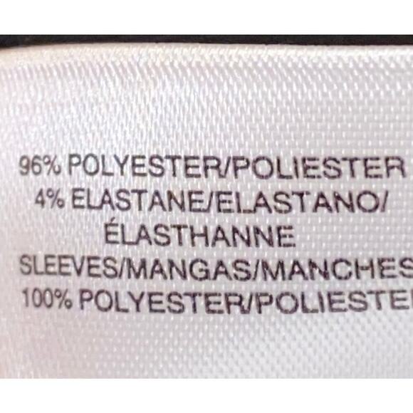 Anne Klein Black Plus Size 2X Butterfly sleeves Soft & Stretchy Knit Top - Picture 7 of 8